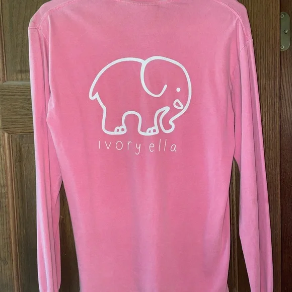 Washed pink long sleeve - Picture 2 of 3